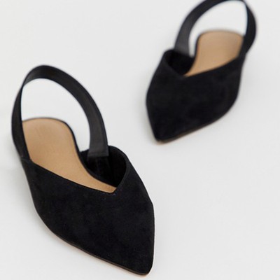 High Vamp Sling Back Ballet Flats from ASOS