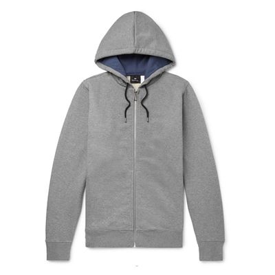 Organic Loopback Cotton-Jersey Zip-Up Hoodie from PS by Paul Smith