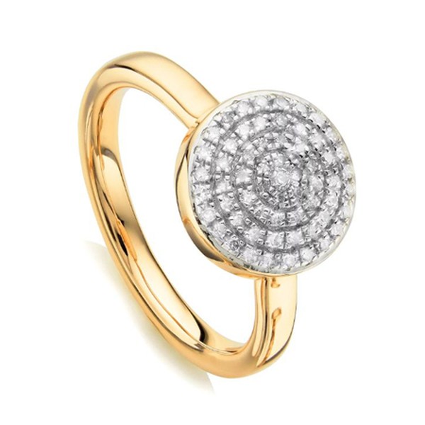 Fiji Large Button Stacking Ring