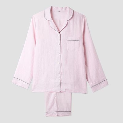 Linen Pyjama Trouser Set from Piglet In Bed