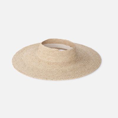 Raffia Visor Hat from Oysho