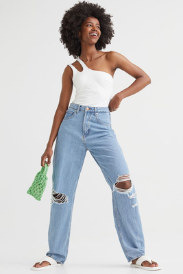 90s Baggy Ultra High Waist Jeans from H&M