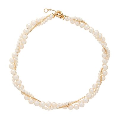 Pearl & 18kt Gold Necklace from Yvonne Leon