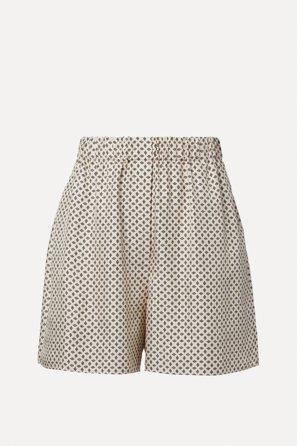 Angelo Silk Twill Bermuda Shorts from Loro Piana