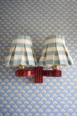 Vintage French Double Wall Light from Rococo London Interiors
