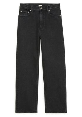 Straight Cropped Stretch Jeans from Arket 