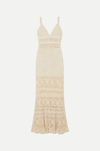 Bella Crocheted Cotton Maxi Dress