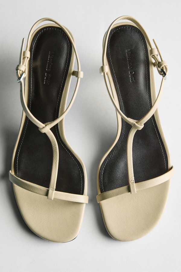 Strappy Mid-Heel Sandals from Massimo Dutti