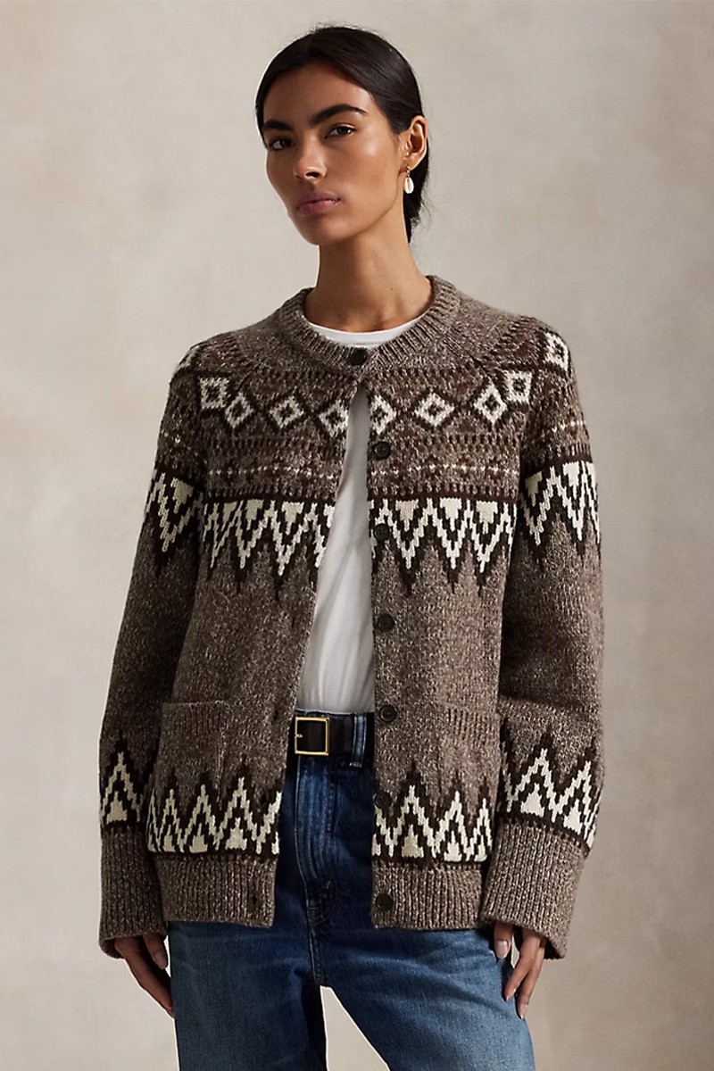 Fair Isle Wool-Blend Cardigan from Polo Ralph Lauren