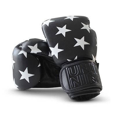 Black Shooting Stars Boxing Gloves from Unit Nine