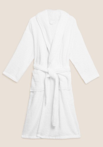 Pure Cotton Towelling Dressing Gown from Marks & Spencer