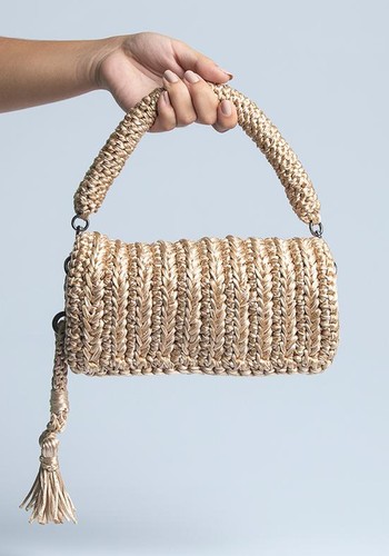 Areia Bag in Natural Straw from Catarina Mina 