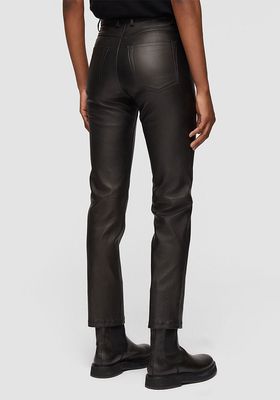 Leather Stretch Teddy Trousers from Joseph
