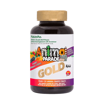 Gold Multi-Vitamin Assorted Chewable Tablets from Animal Parade