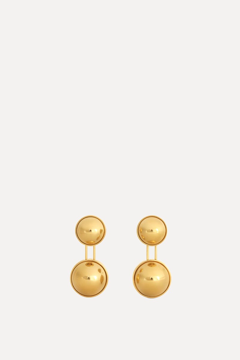 Small Sphere Pendant Drop Earrings from ALAÏA