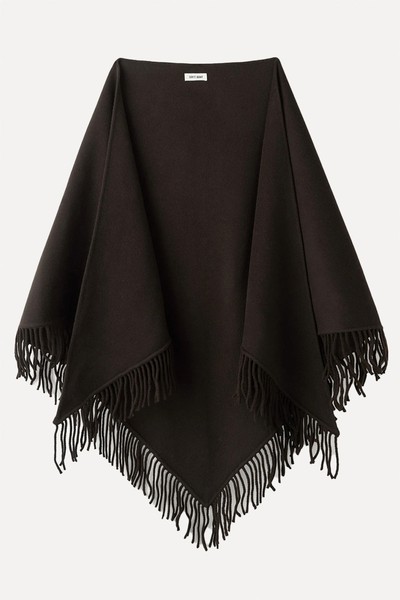 Fringe Wrap Scarf from Soft Goat