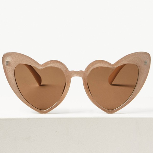 Heart Aviator Sunglasses