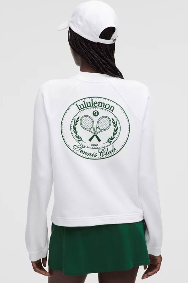 Cotton French Terry Crewneck Tennis Club Pullover from Lululemon
