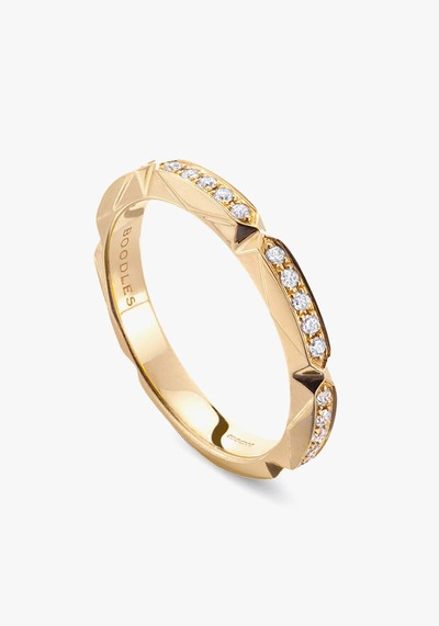 Jazz Yellow Gold Diamond Ring