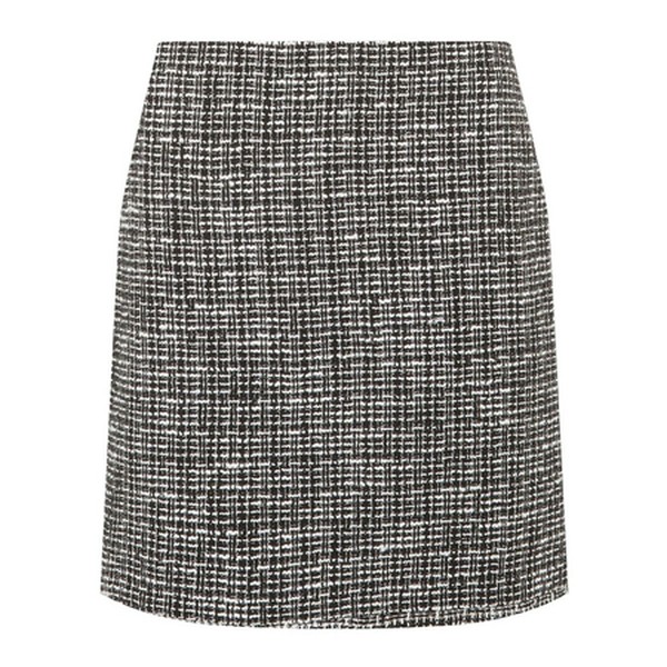 Monochrome Boucle Mini Skirt
