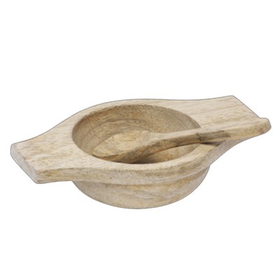 Wood Bowl & Spoon