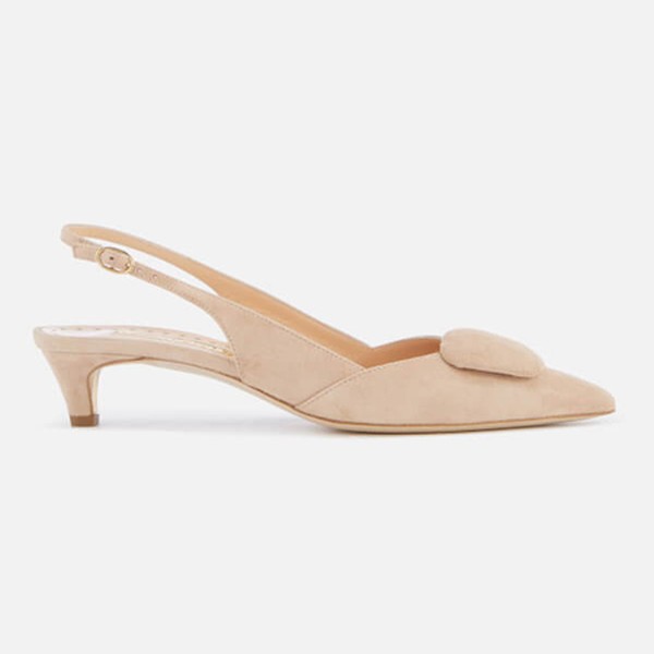 Misty Suede Kitten Heel Court Shoes from Rupert Sanderson