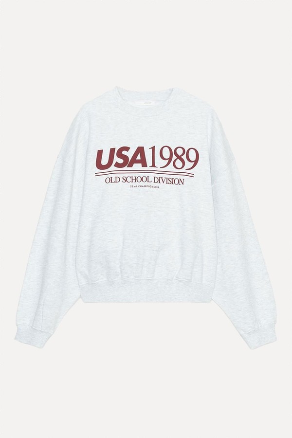 Slogan Sweatshirt from Zara