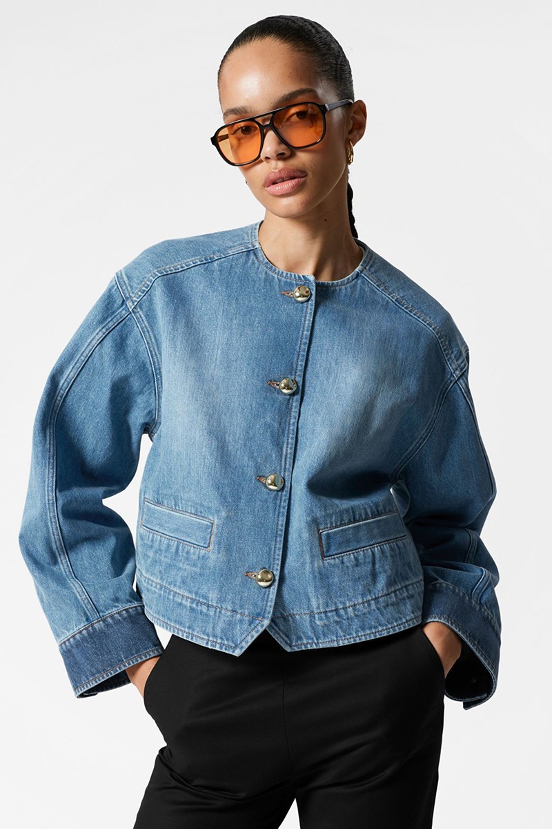Cropped Denim Jacket