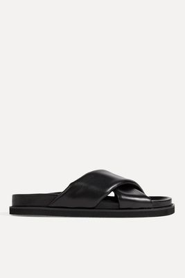 Gigi Padded Leather Sandals from Iris & Ink