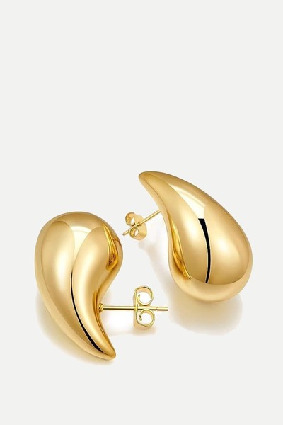 Chunky Gold Hoop Earrings from J.Fée Store