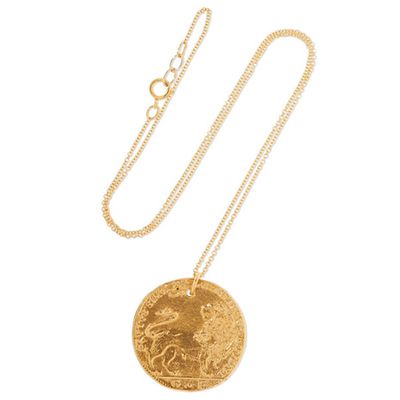 Medallion Gold-Plated Necklace from Alighieri