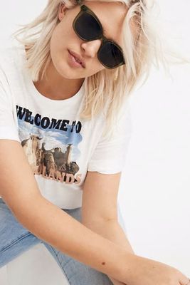 Welcome to the Badlands Whisper Cotton Crewneck Tee