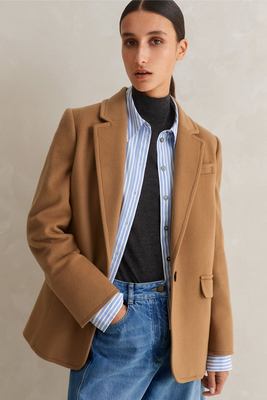 The Very Useful Wool Forever Blazer Coat, £395 | ME+EM