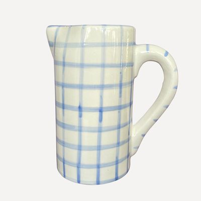 Drink Me Gingham Jug from Vaiselle