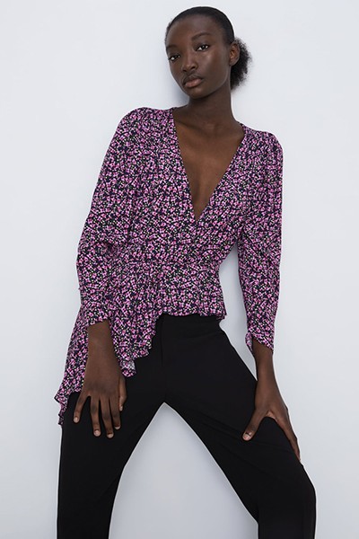 Floral Print Blouse