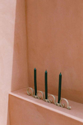 Ronan Wrought Iron Candle Holder  from Lrnce