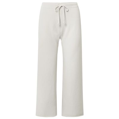 Kiki Cropped Cotton-Jersey Wide-Leg Pants from Nili Lotan