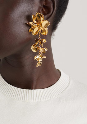 Wildflower Gold-Tone Earrings from AZ Factory