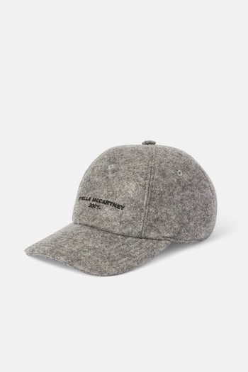 2001 Logo-Embroidered Eco-Felt Hat from Stella McCartney