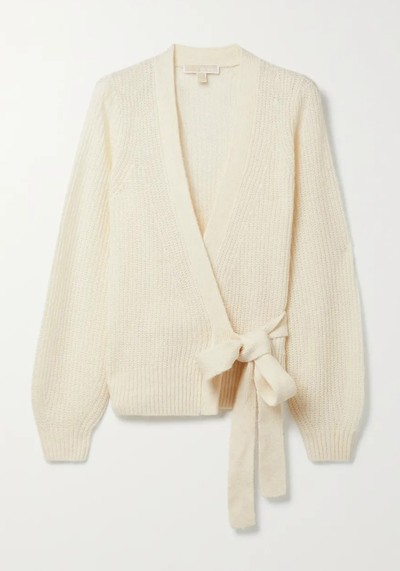 Ribbed-Knit Wrap Cardigan from MICHAEL Michael Kors