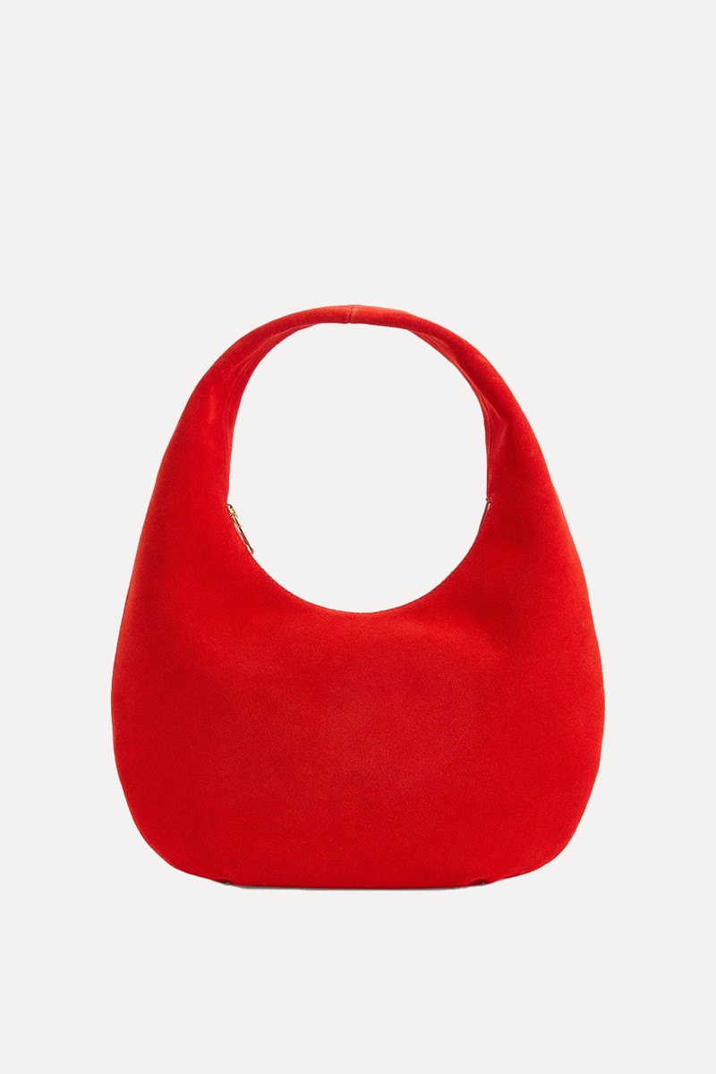 Rounded Suede Bag from ARKET