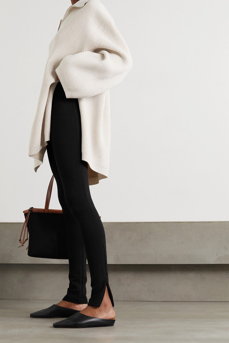 Cork Stretch-Jersey Leggings, £140 | Totême