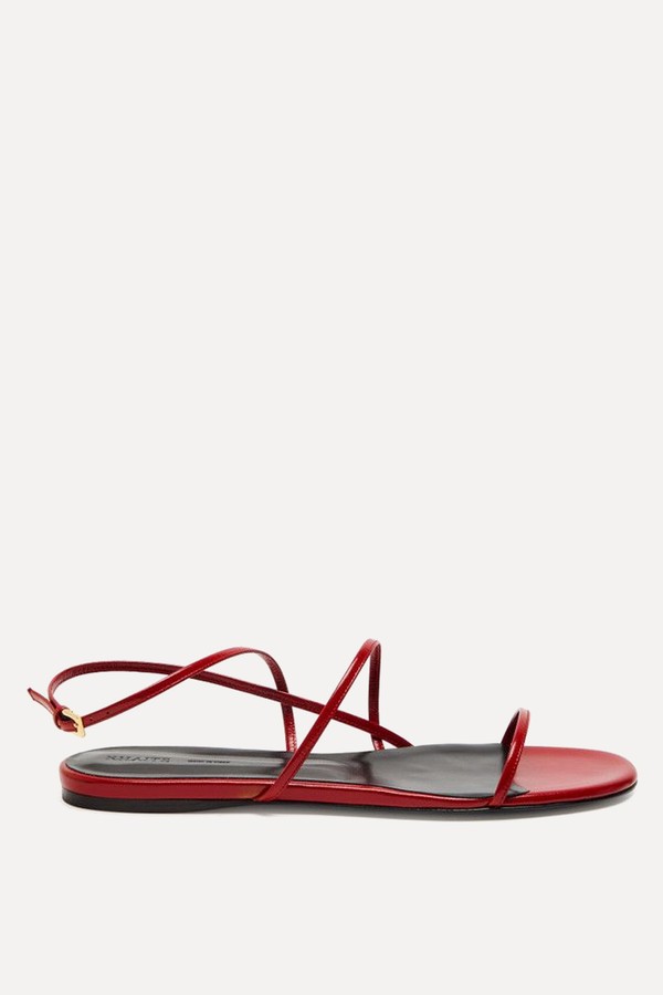 Loop Leather Sandals from KHAITE