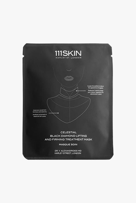 Celestial Black Diamond Lifting & Firming Treatment Mask Neck from 111 Skin