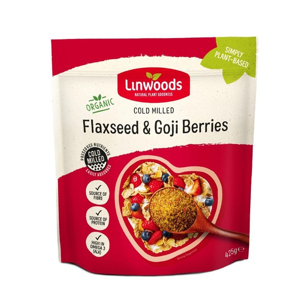 Milled Flaxseed & Goji Berries from Linwoods