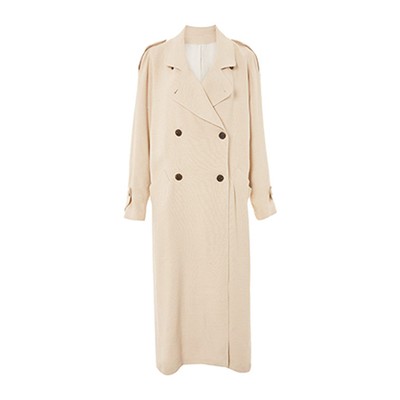 Linen Trench Coat from Topshop