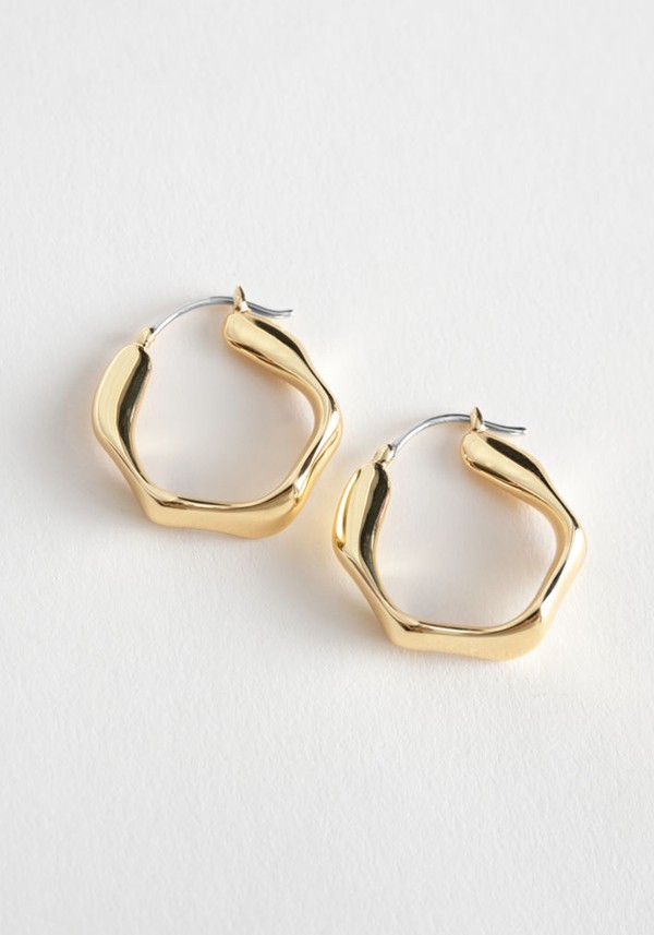 Wavy Hoop Earrings from & Other Stories