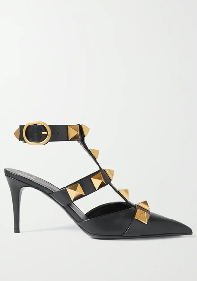 Valentino Garavani Roman Stud Leather Pumps