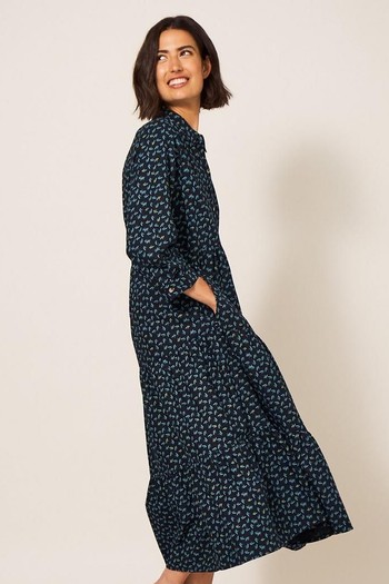 Maya Tiered Shirt Dress