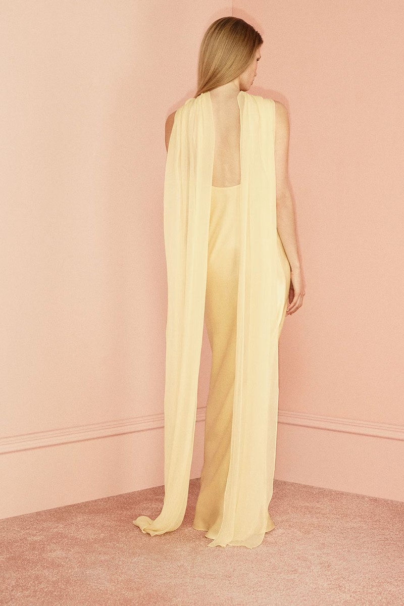 Satin Halter Neck Dress